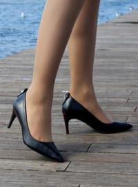 Maroon - Black - High Heel - Heels