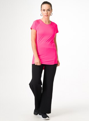 Pink - Activewear Tops - Runever