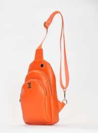 Crossbody - Orange - Cross Bag - Çanta