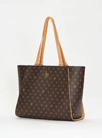 Brown - Satchel - Shoulder Bags - Çanta