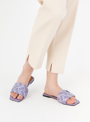 Lilac - Sandal - Slippers - Dilipapuç