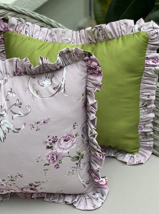 Lilac - Green - Throw Pillows - CEO HOME