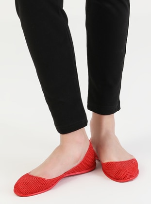 Red - Water Shoes - Odesa Ayakkabı