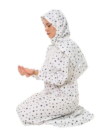 White - Multi - Unlined - Prayer Clothes
