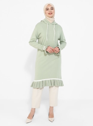 Green Almond - Unlined - Knit Tunics - Tavin