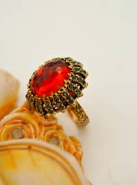 Authentic Cage Ring Red