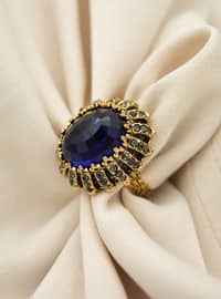 Authentic Cage Ring Blue