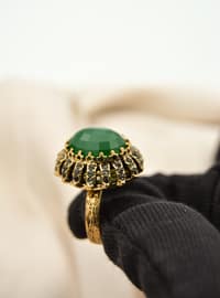Authentic Cage Ring Green