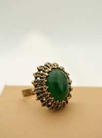 Authentic Cage Ring Green