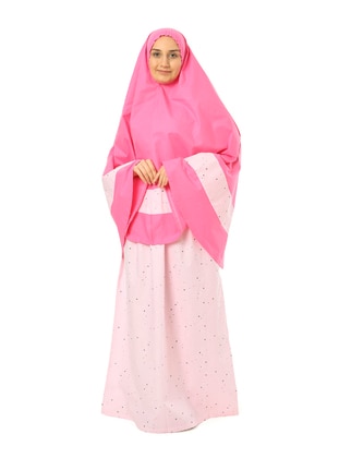Pink - Multi - Unlined - Prayer Clothes - OULABI MIR