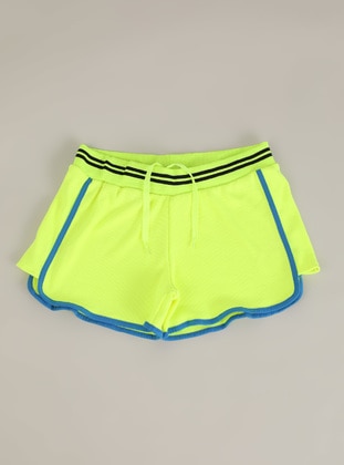 Unlined - Neon Yeşili - Activewear Bottoms - Runever