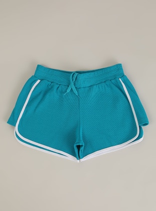 Unlined - Turquoise - Activewear Bottoms - Runever