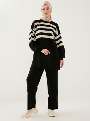 Knitwear Co-Ord Set Black