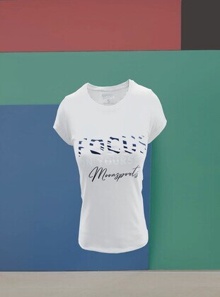 White - Activewear Tops - Moonsports