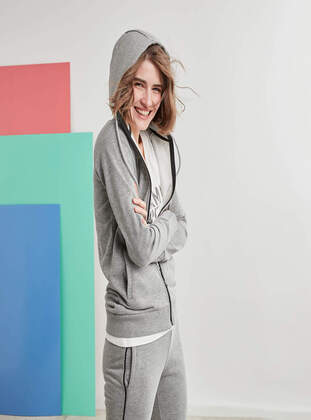 Gray - Activewear Tops - Moonsports