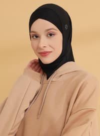 Cross Hijab Sports Undercap Black