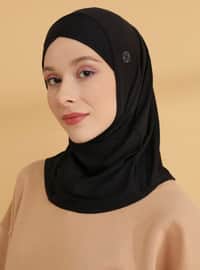 Cross Hijab Sports Undercap Black