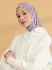 Plain Hijab Sports Undercap Lilac