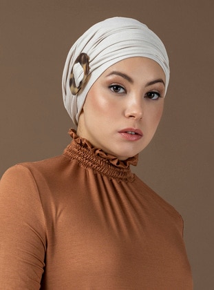Instant Turban Soft Stone With Buckle Instant Scarf