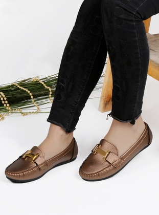 Casual - Copper - Casual Shoes - Renkli Butik