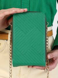 Light Green - Satchel - Clutch - Clutch Bags / Handbags