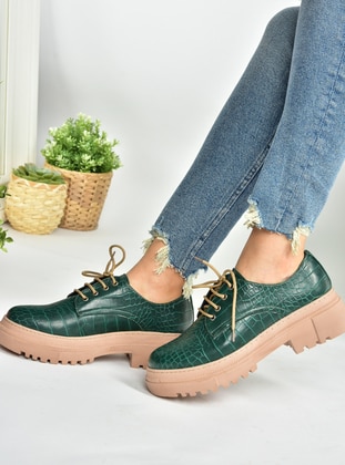 Green - Casual - Shoes - Fox Shoes