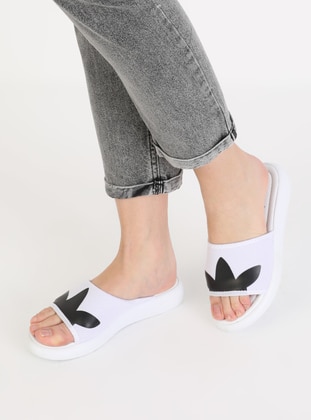 White - Sandal - Slippers - Dilipapuç