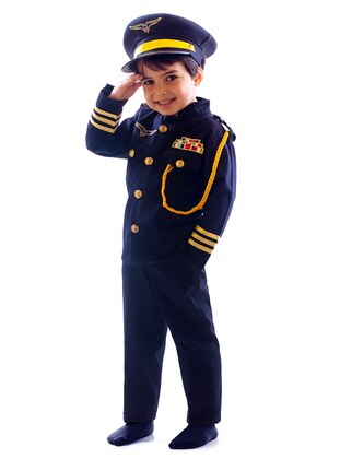 Pilot Costume Child Outfit - Navy Blue - OULABI MIR