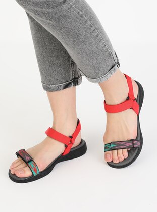 Red - Sandal - Red - Sandal - Sandal - Dilipapuç