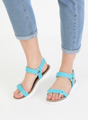 Blue - Sandal - Sandal - Dilipapuç