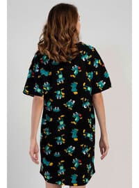 Cotton Low Shoulder Short Sleeve Nightgown