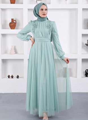 Fully Lined - Mint - Evening Dresses - Sew&Design