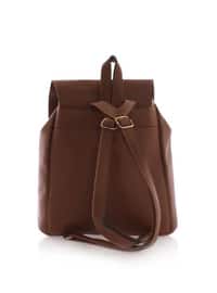 Backpack Tan Patterned