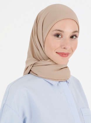 Mink - Plain - Scarf - ALİCEMOOD