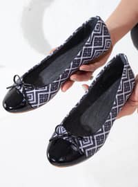 Black - Black - Flat - Flat Shoes