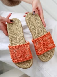Orange - Orange - Sandal - Flat Slippers - Flat Slippers - Flat Slippers - Orange - Sandal - Flat Slippers - Flat Slippers - Flat Slippers - Slippers
