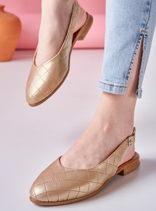 Casual - Gold - Casual Shoes - Ayakkabı Havuzu
