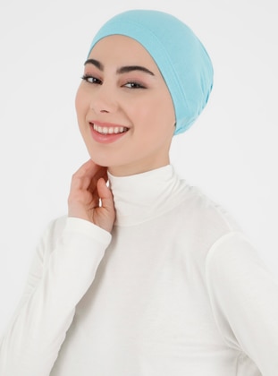 Lycra Fitted Undercap Turquoise