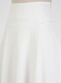 Ecru - Half Lined - Skirt