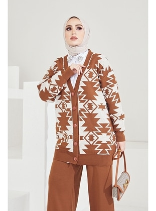 Tan - Knit Suits - In Style