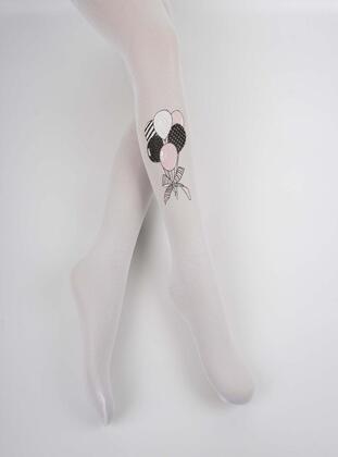 White - Girls` Socks - Artı