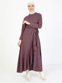 Ruffle Detailed Dress Lilac