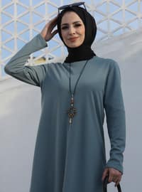 Necklace Detailed Tunic Mint Green
