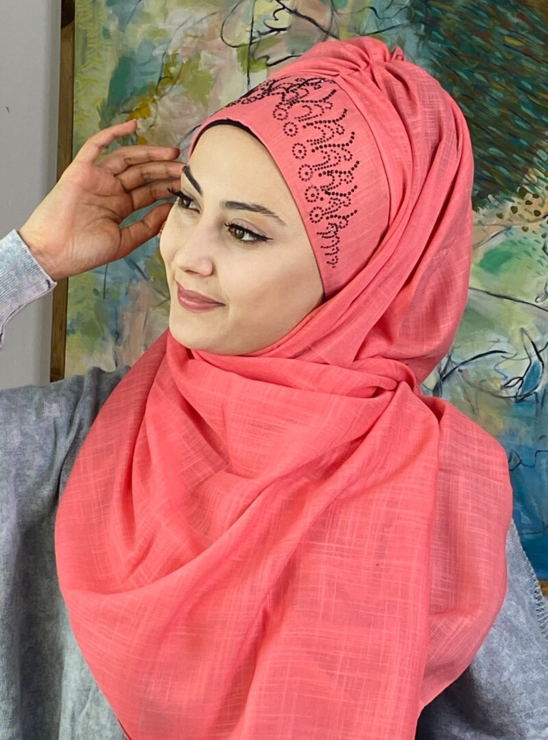 Light Plain Cotton Hijab 