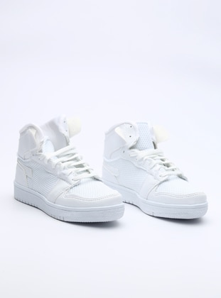 White - Sport - Sports Shoes - Art Shoes