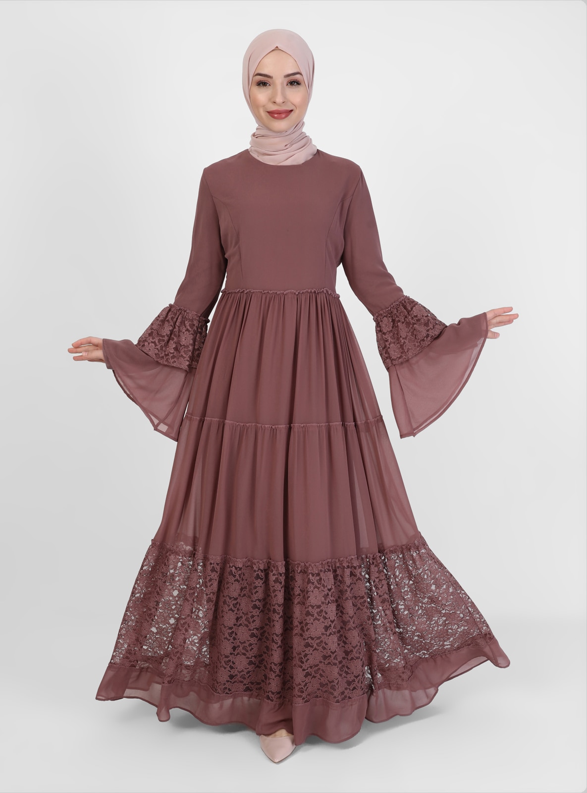 Fully Lined - - Crew neck - Evening Dresses