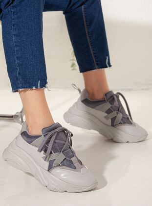 Gray - Sports Shoes - Ayakkabı Frekansı