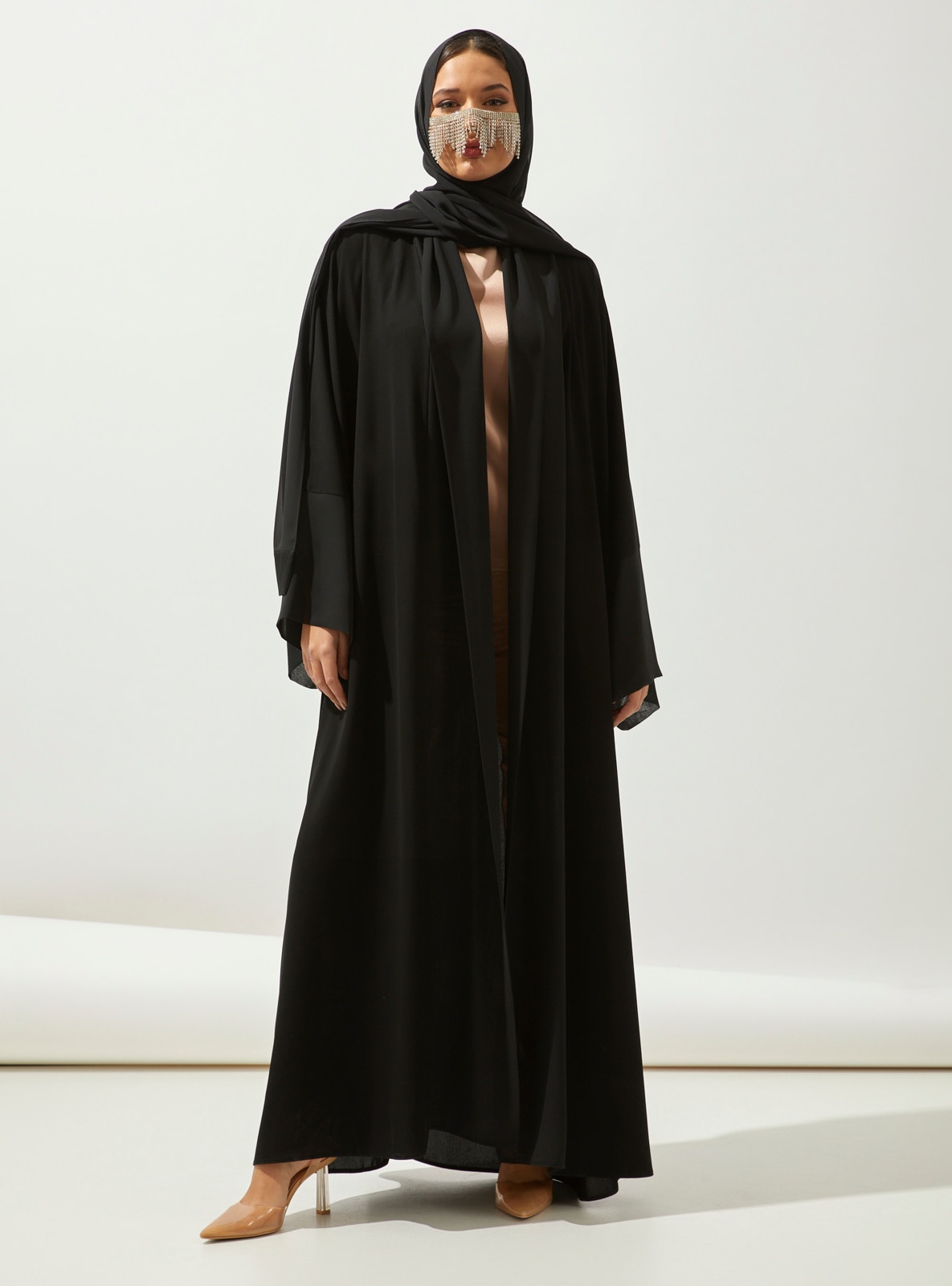 Sahara Abaya Set Black