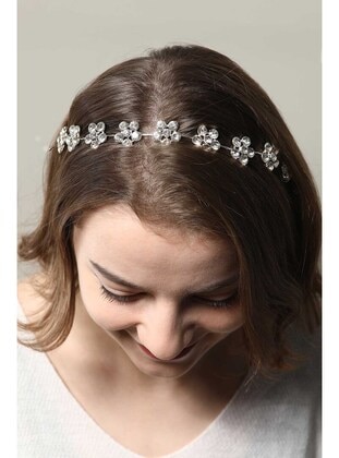 Silver tone - Hair Accessory - Beoje