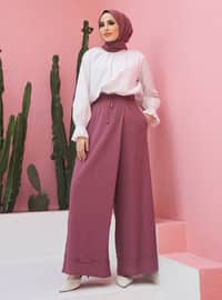 Lilac - Unlined - - Skirt